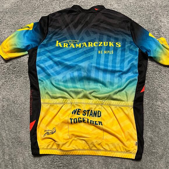 Podiumwear Cycle Jersey Shirt Mens Small Performance Cycling Pocket - Picture 2 of 5